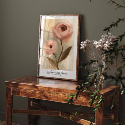 La Danse Des Fleurs Poster - Paris Exhibition Poster