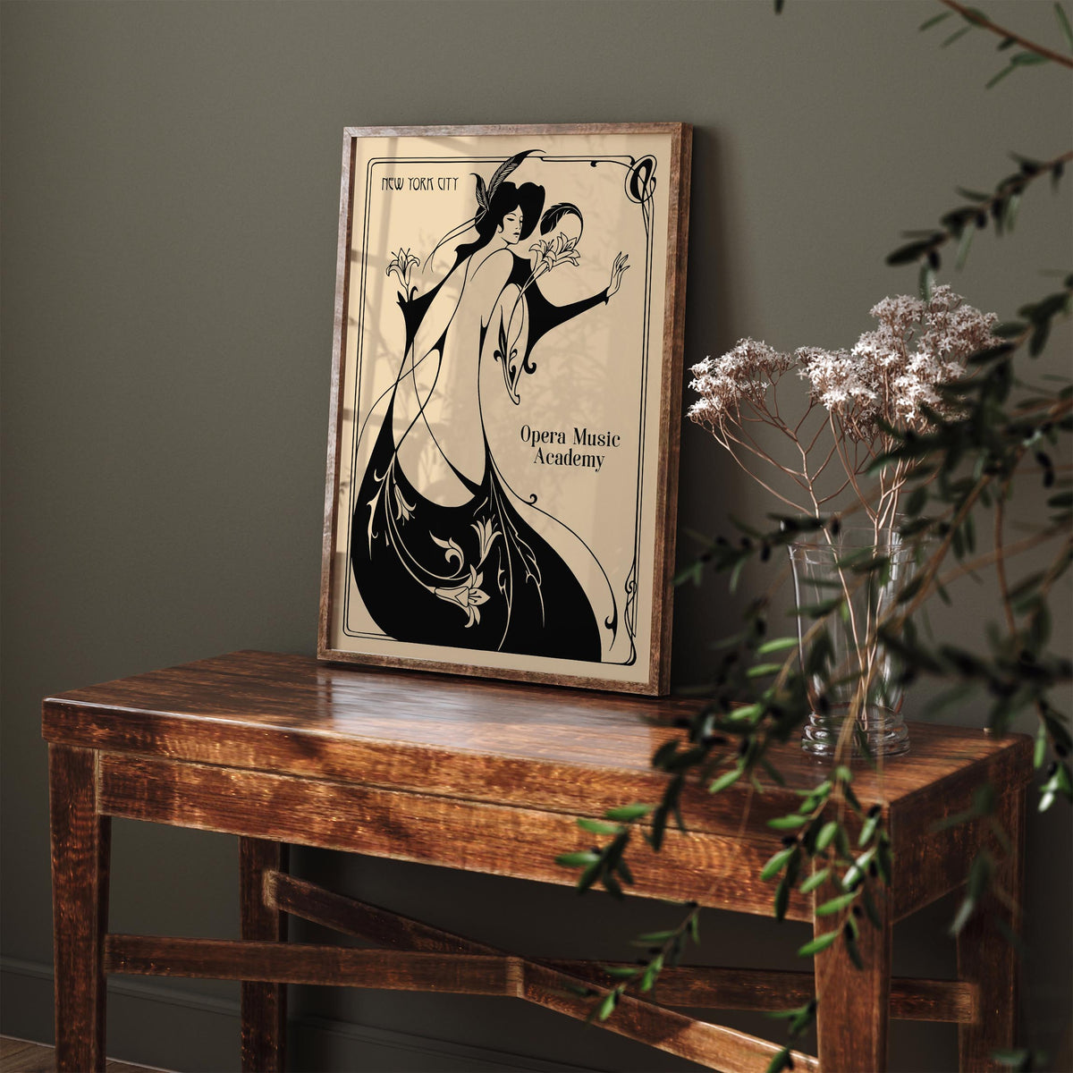 Opera Music Academy NYC Art Poster