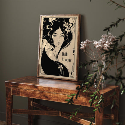 Art Nouveau Woman Poster