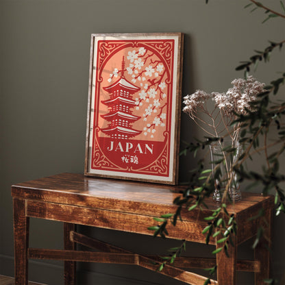 Soul of Sakura Japan Travel Poster