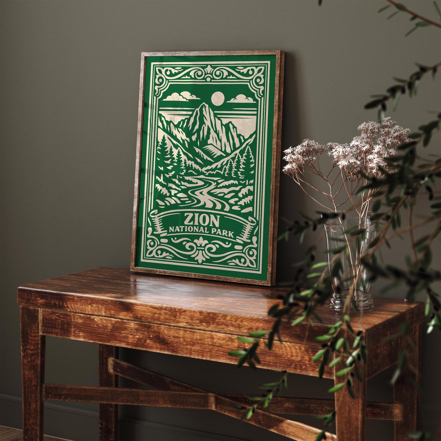 Zion National Park Poster