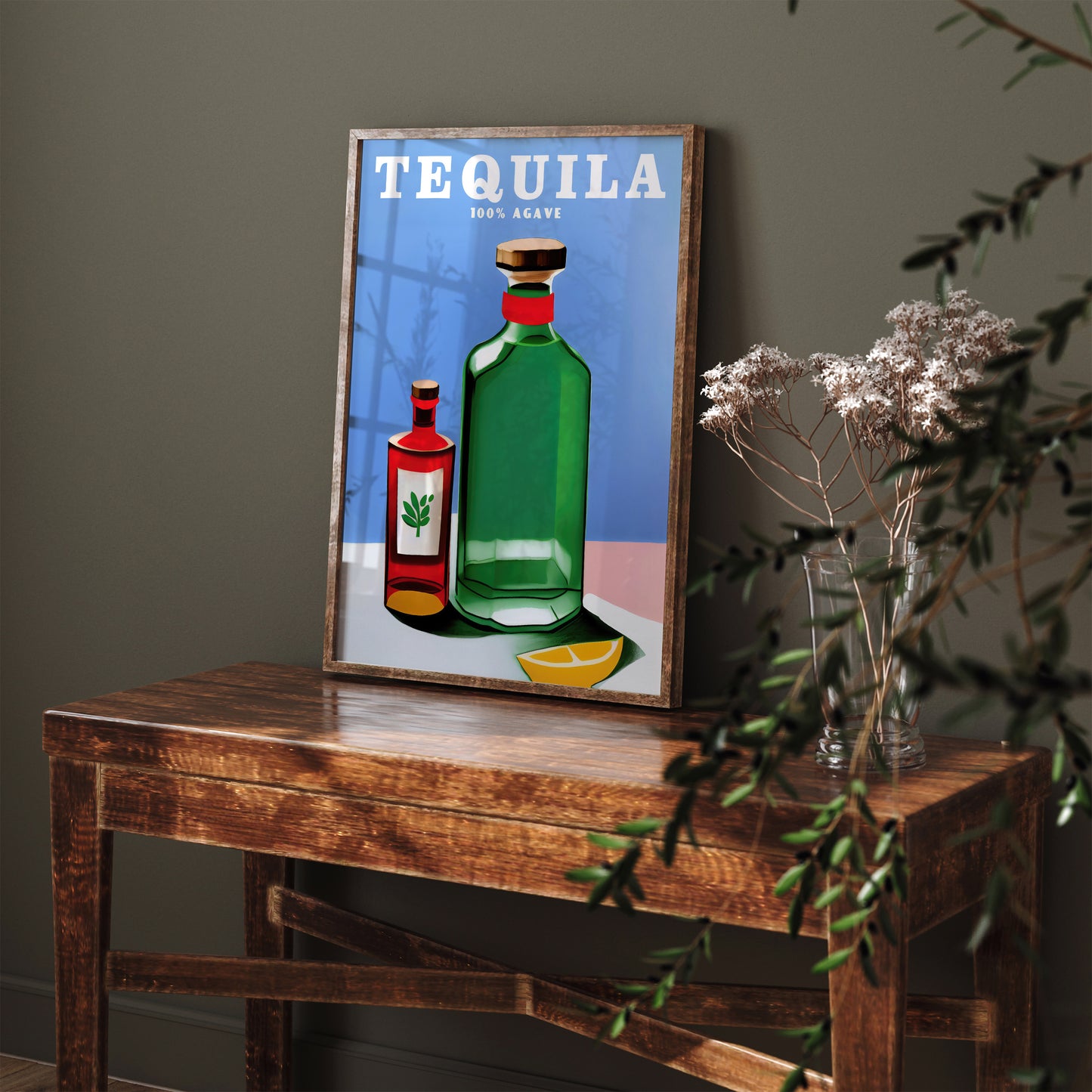 Retro Tequila Advertising Poster