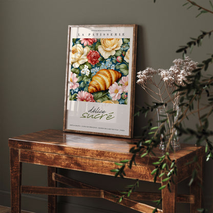 Croissant French Patisserie Poster