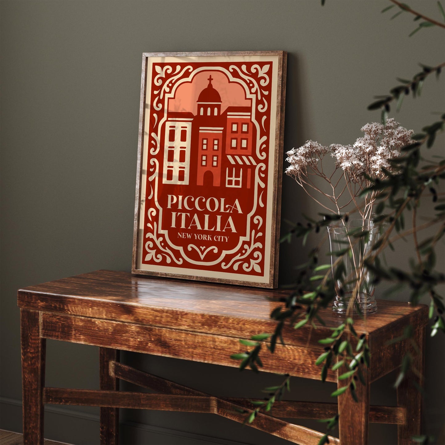 Piccola Italia New York City Poster