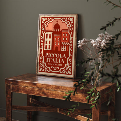 Piccola Italia New York City Poster