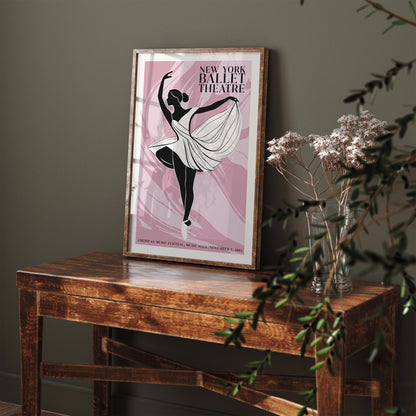 NYC Pink Ballet Poster