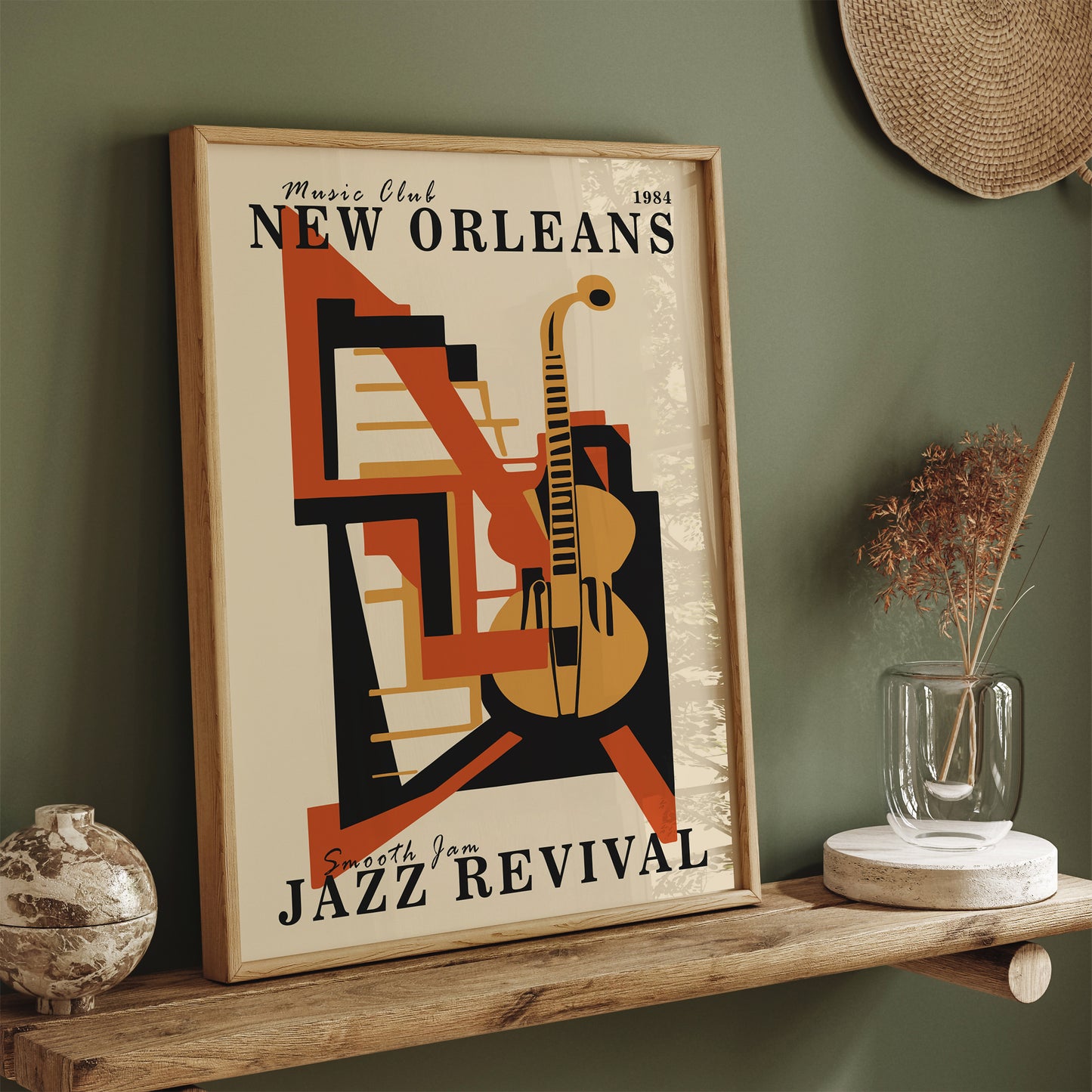 New Orleans Jazz Music Club Poster