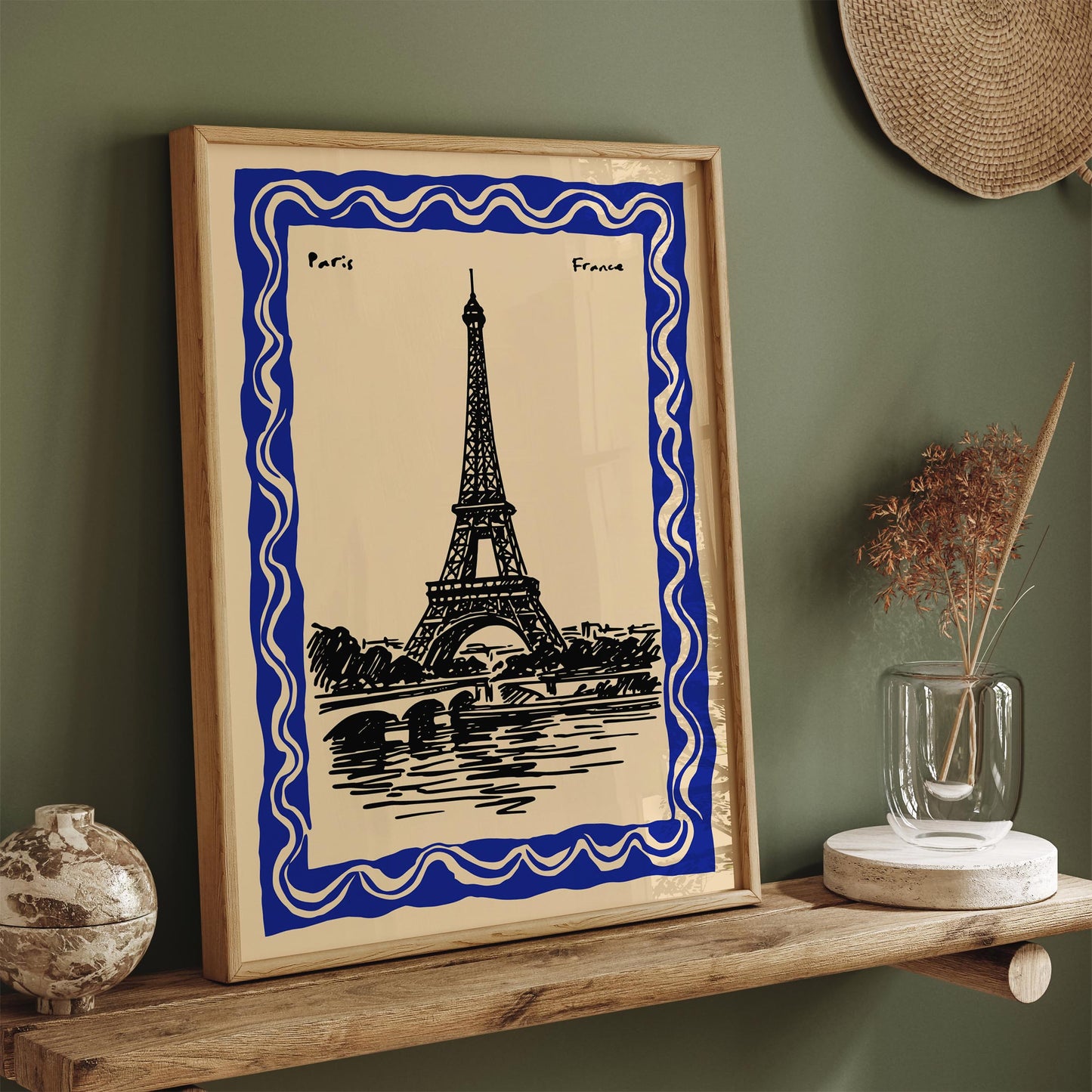 Paris France Poster - Eiffel Tower Wall Art 2026