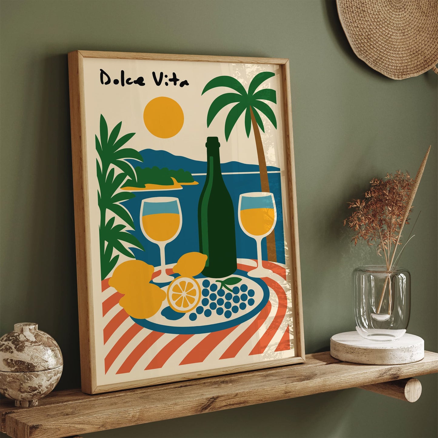 Dolce Vita Poster - Italian Holiday Wall Art Print