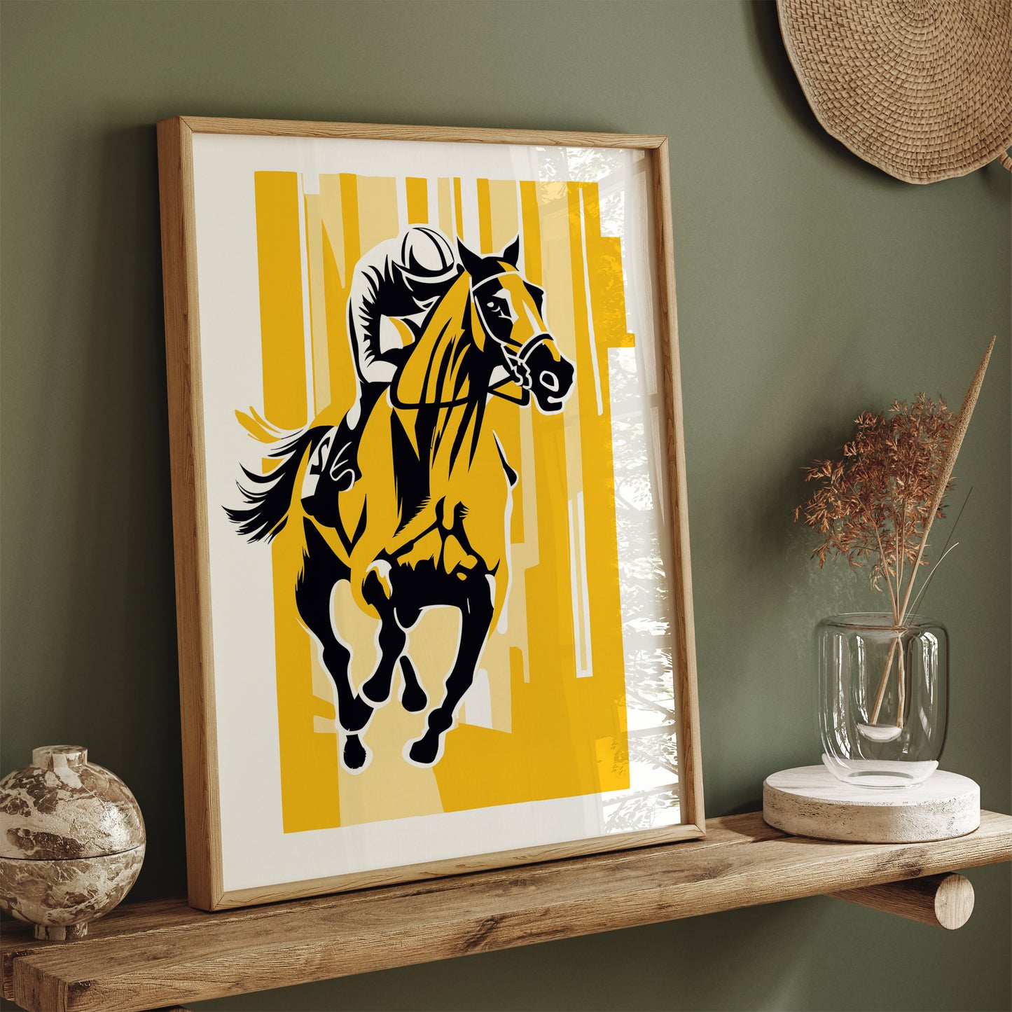 Retro Horseracing Poster