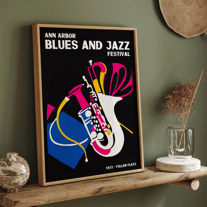 Ann Arbor Blues and Jazz Festival Poster