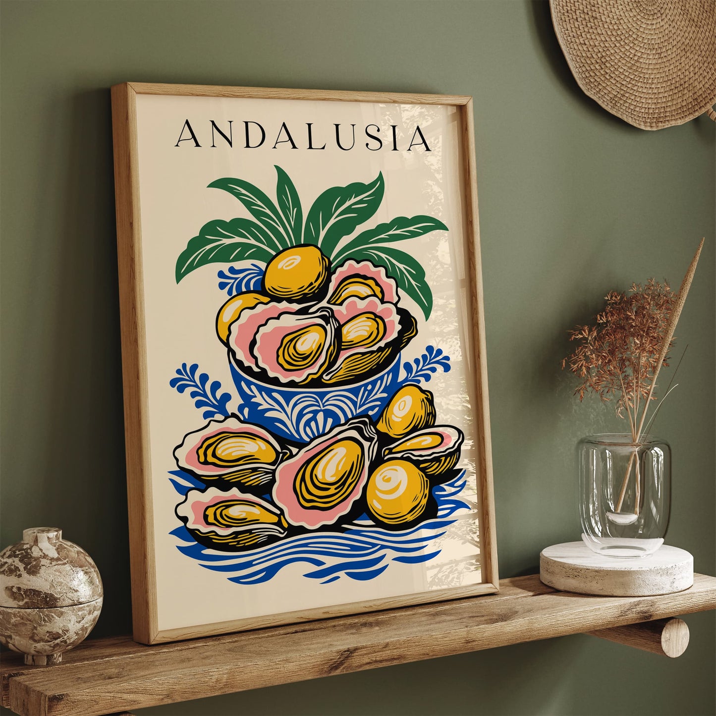Andalusia Spain Oysters Poster