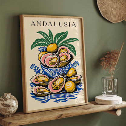 Andalusia Spain Oysters Poster