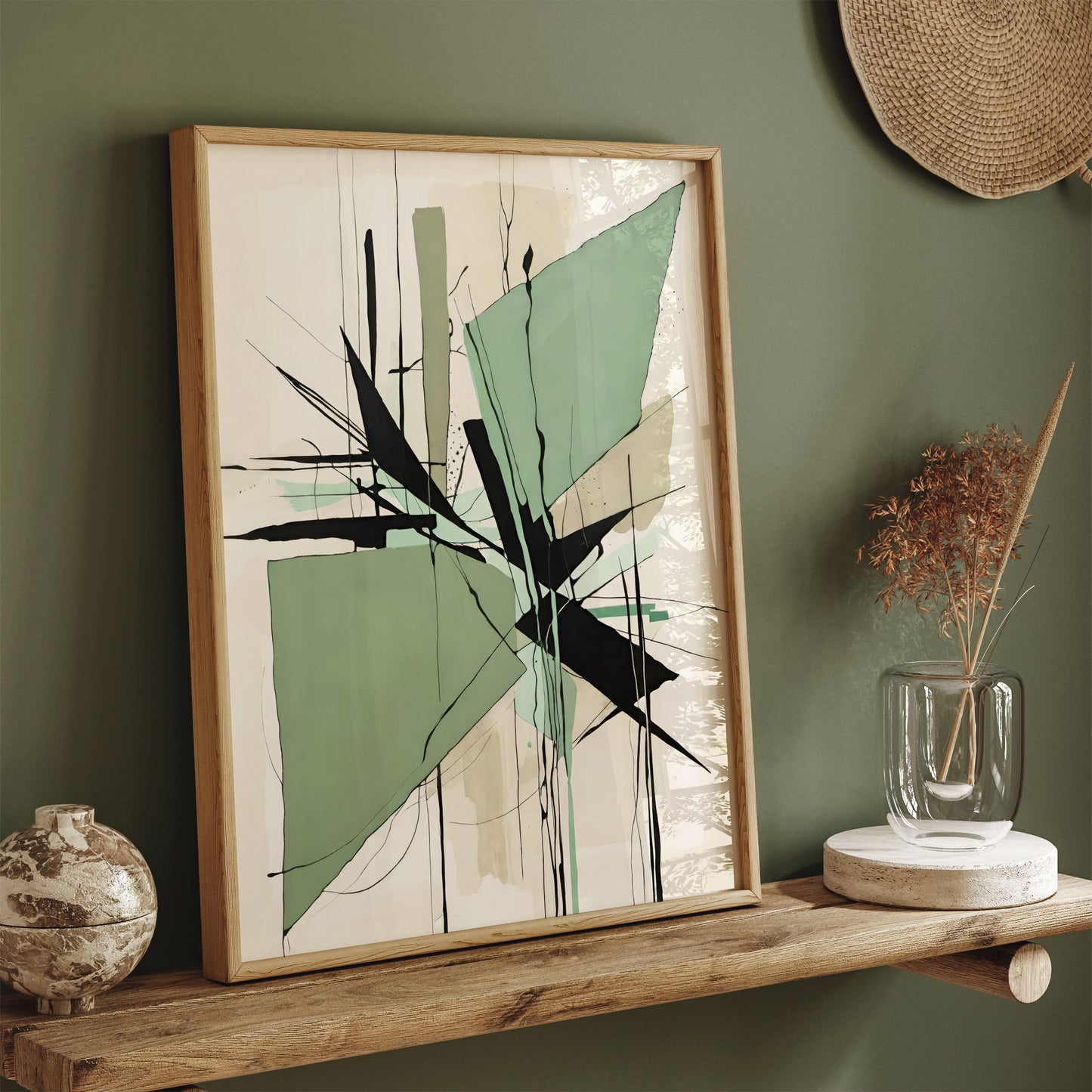 Abstract Art Print for Minimalist Home Decor