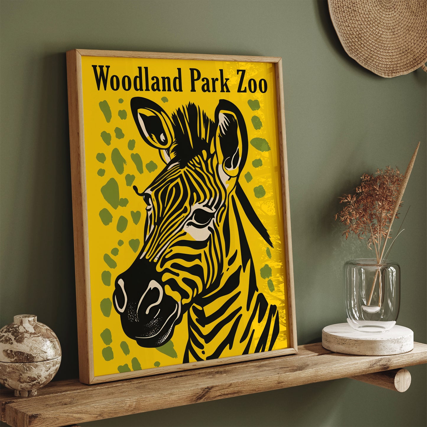 Woodland Park Zoo Retro Poster