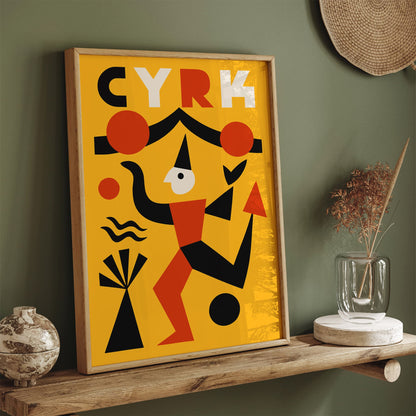 Cyrk Circus Festival Yellow Poster