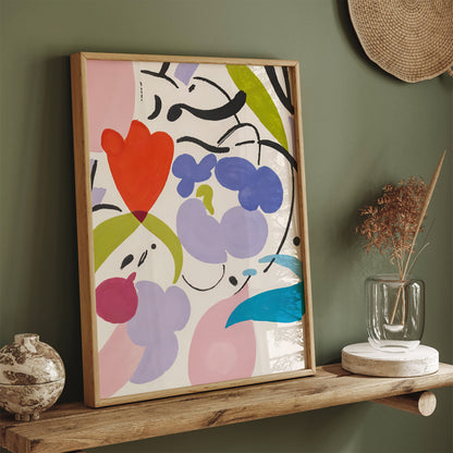 Colorful Abstract Painting Art Print