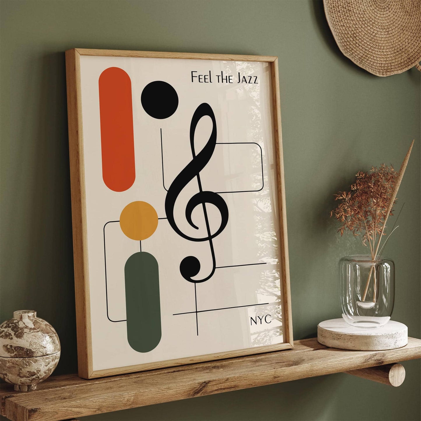 Feel The Jazz NYC Music Club Poster