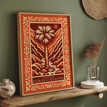 Tahquitz Canyon Palm Springs Poster