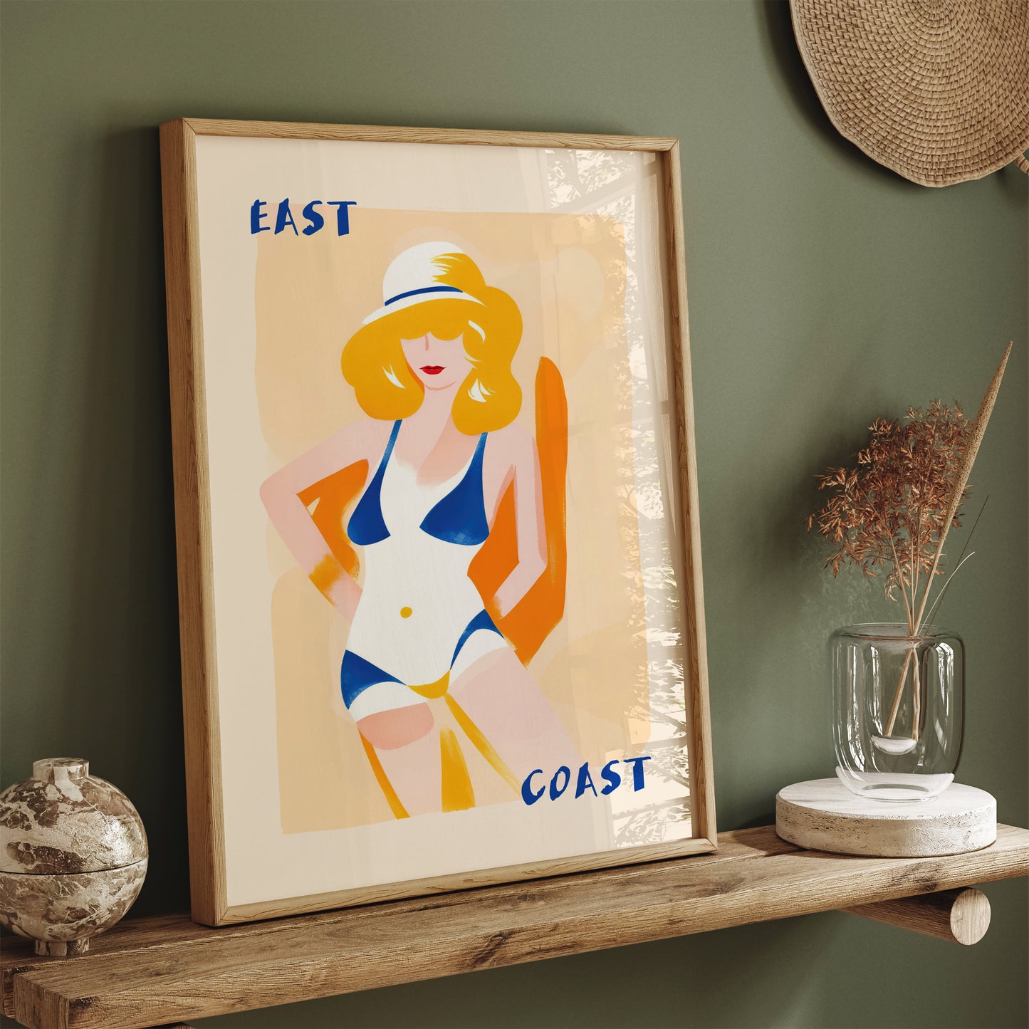 East Coast Beach Summer Poster