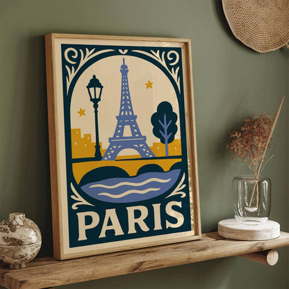 Paris Eiffel Tower Poster - Cityscape Wall Art