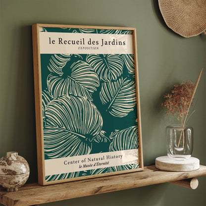 French Natural History Floral Poster