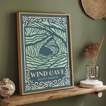 Wind Cave South Dakota Poster