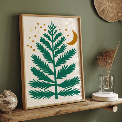 Christmas Time Cute Illustration Print