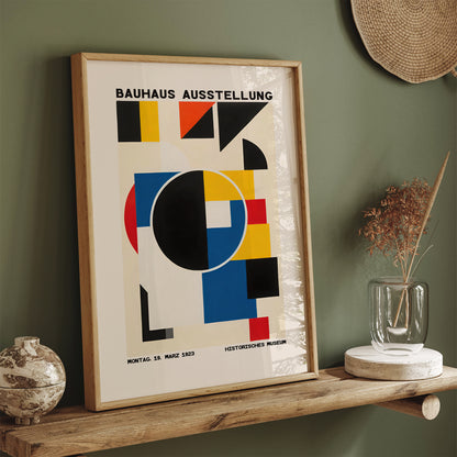 Retro Bauhaus Museum Poster Print