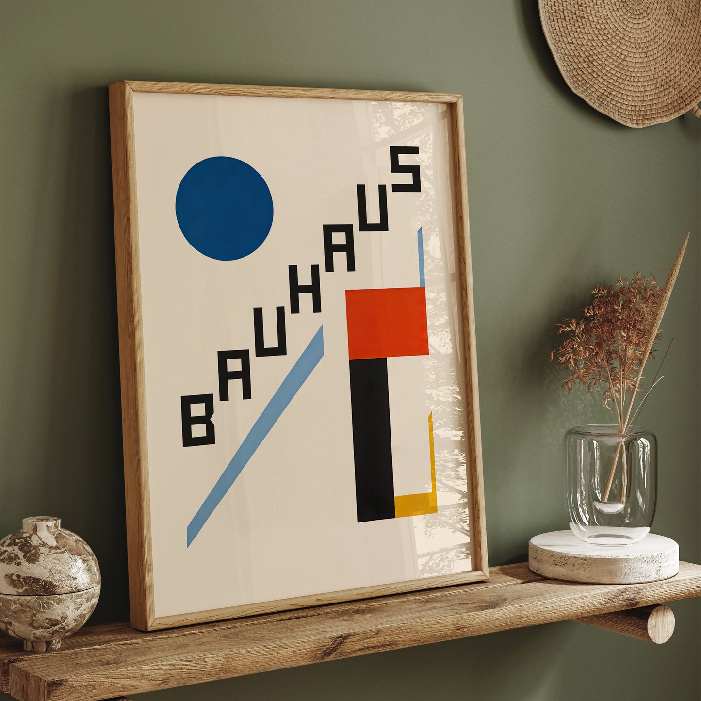 BAUHAUS Minimalist Shapes Poster