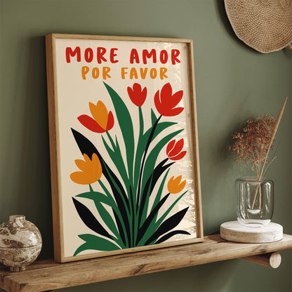 More Amor, Bouquet of Flowers Art Print 2024