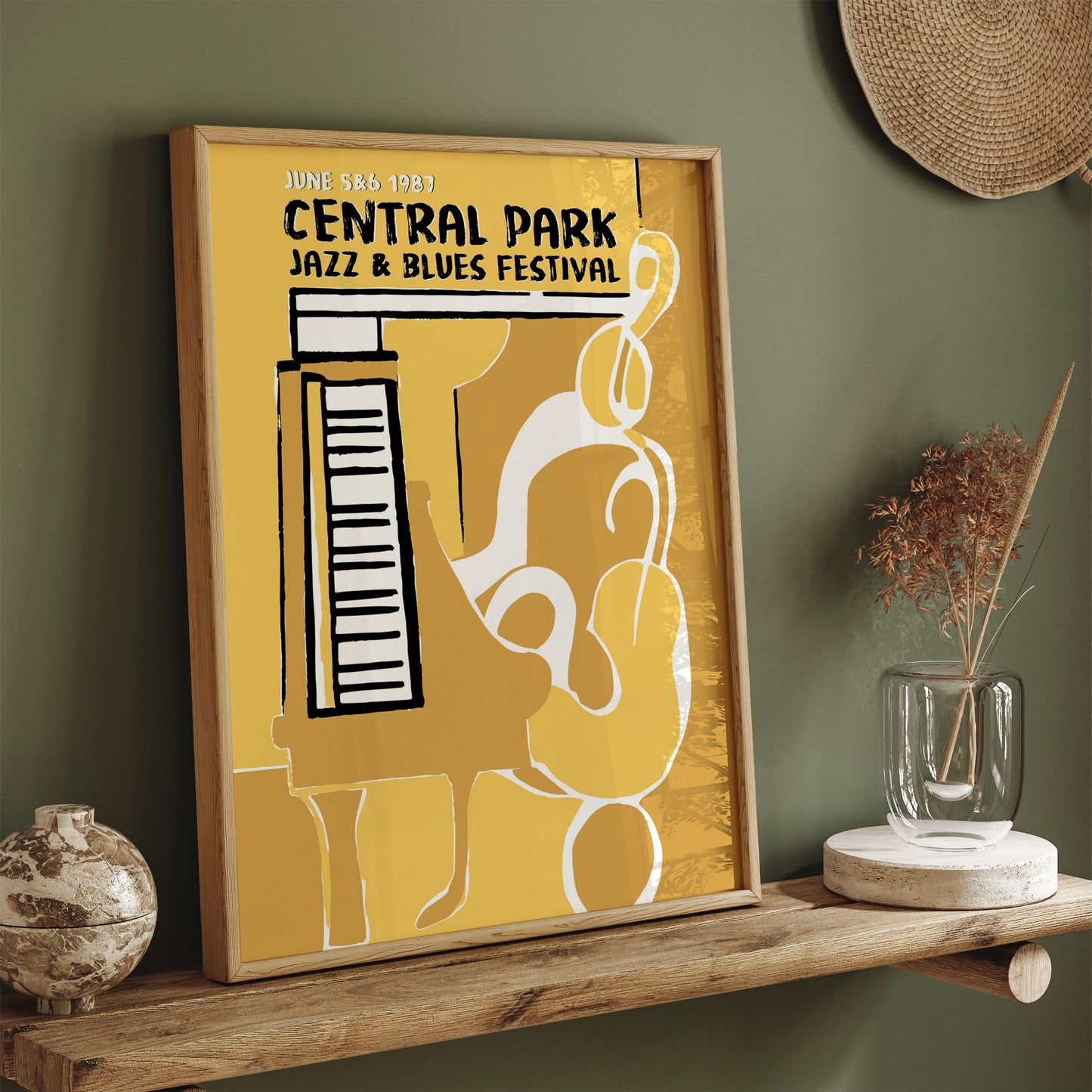 Central Park Jazz & Blues Festival Poster