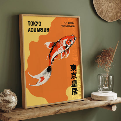 Tokyo Aquarium Vintage Poster