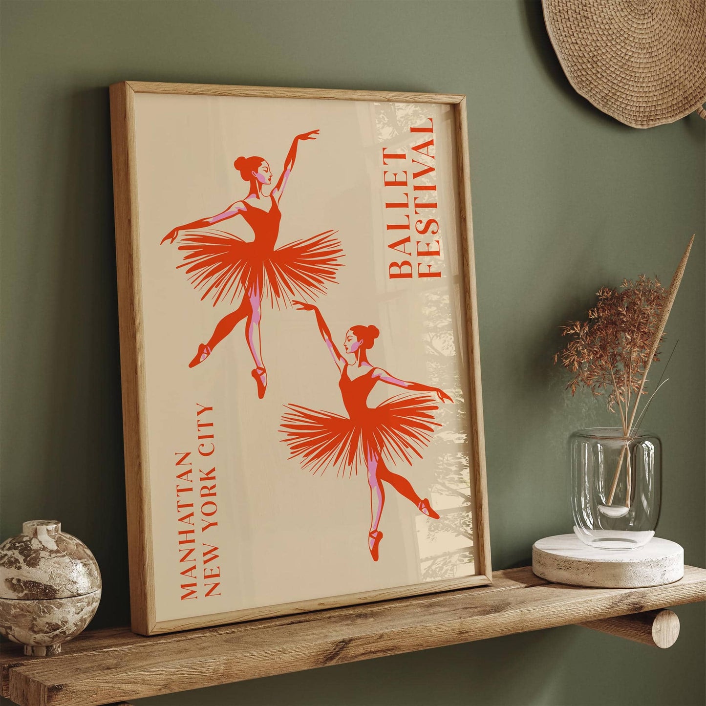 Manhattan NYC Ballet Festival Poster