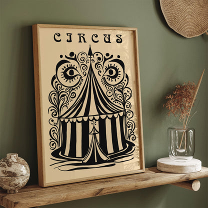 Circus Vintage Festival Poster