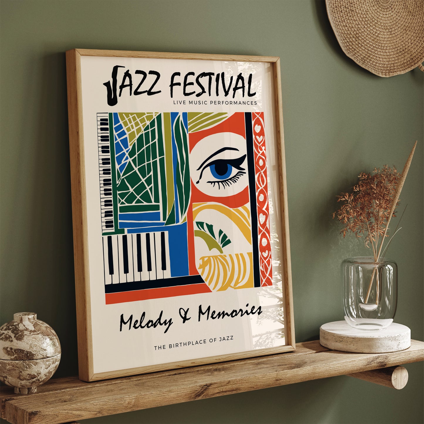 Jazzland New Orleans Music Poster