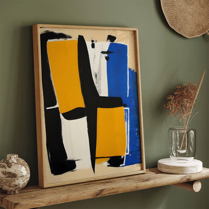 Mid-Century Modern Abstract Painting Poster