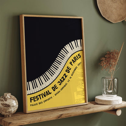 Minimal French Jazz Festival Poster