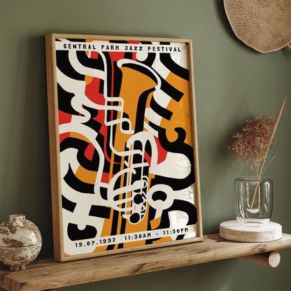 Central Park Jazz Festival Poster Print