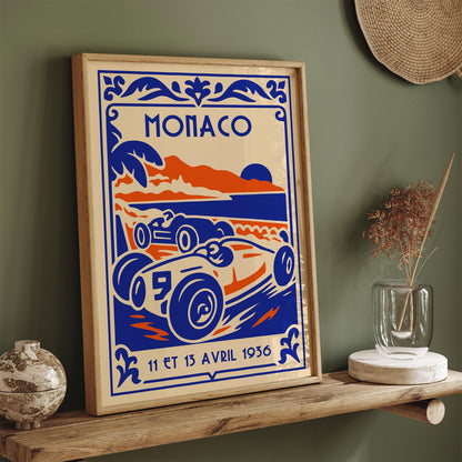 Grand Prix of Monaco 1936 Poster