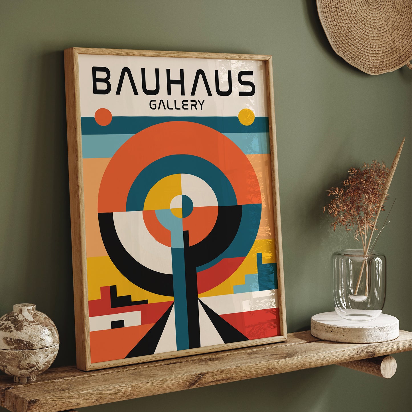 Bauhaus Gallery Modern Geometric Print