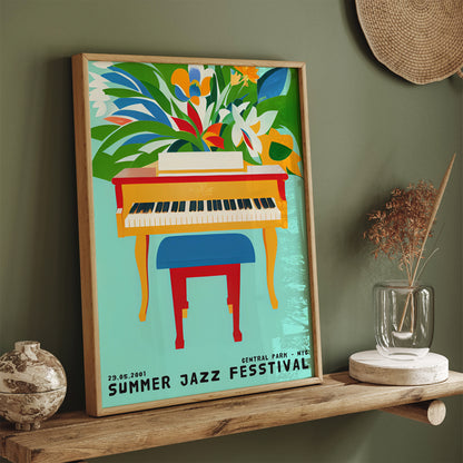 Summer Jazz Festival 2001 NYC Poster