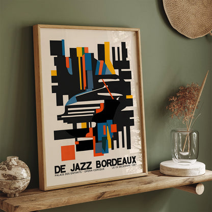 Bordeaux 1987 Jazz Festival Poster