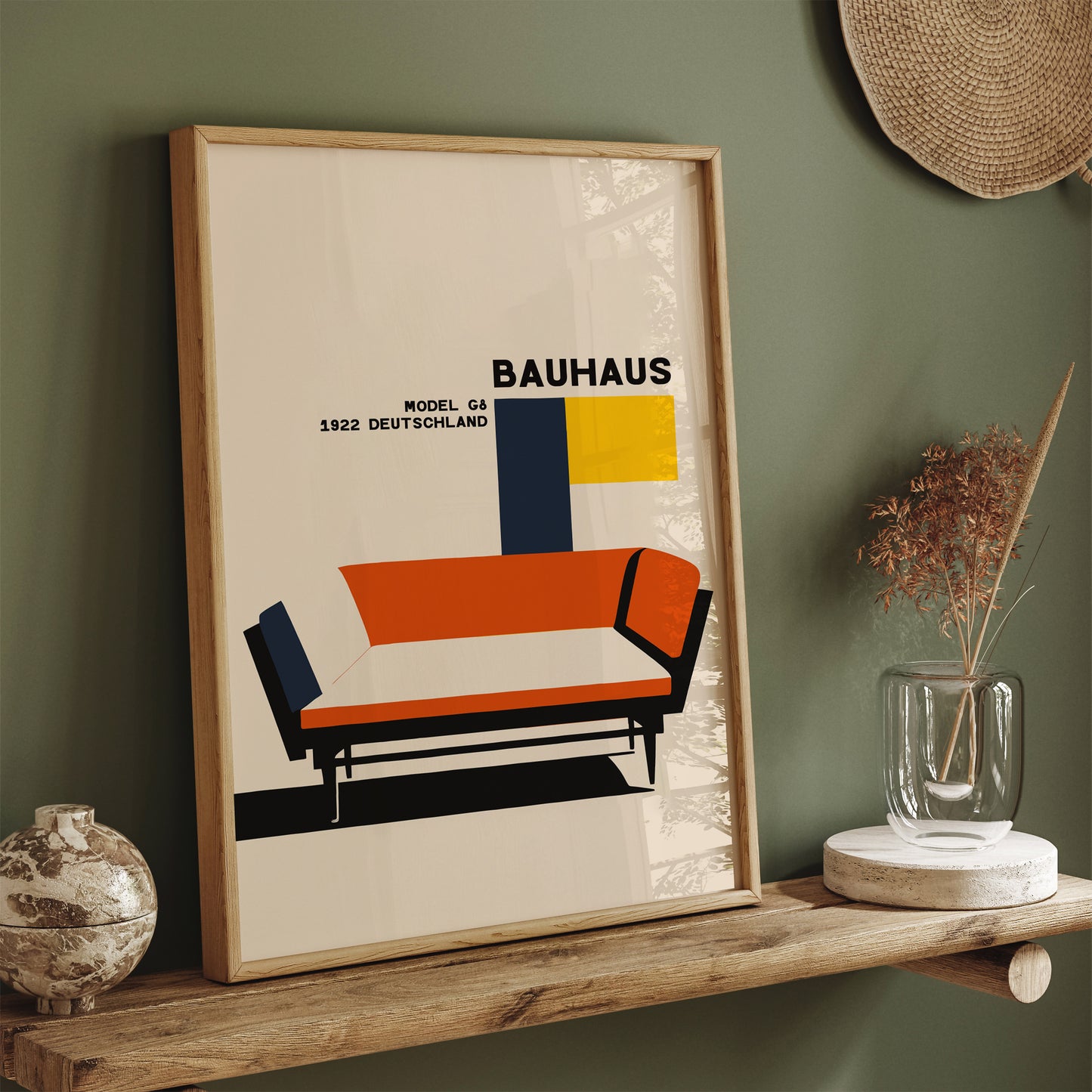 Bauhaus Furniture Mid-Century Poster