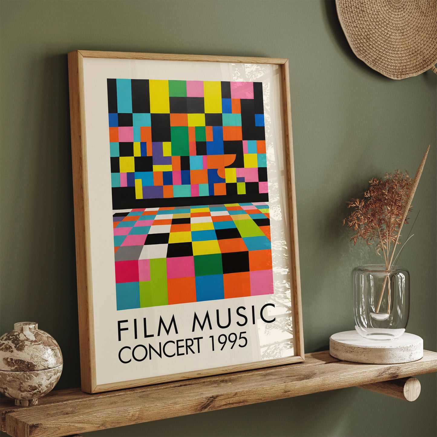 Film Music Concert 1995 Colorful Art Print