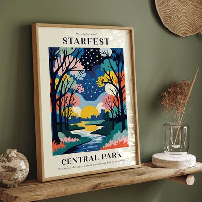 Starnight Festival NYC Art Print: Home Decor