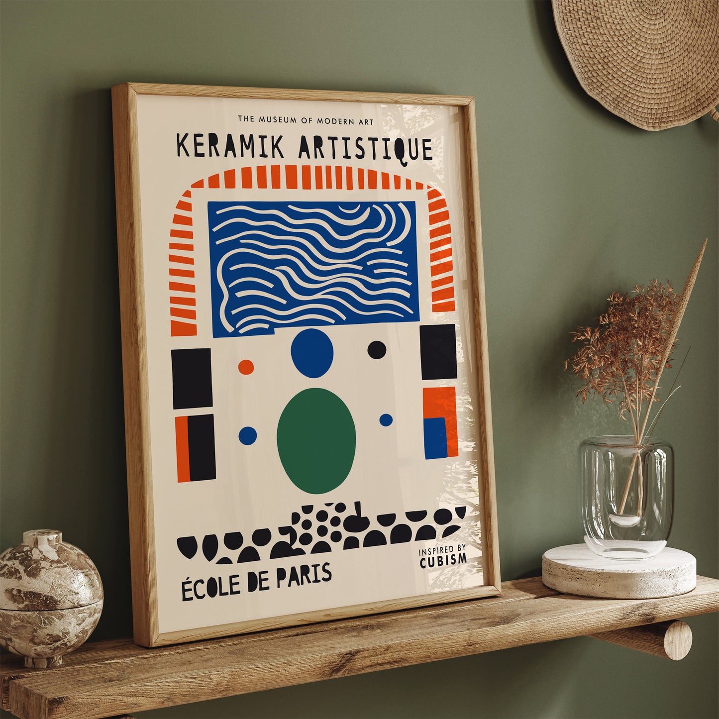 Abstract Keramik Exhibition Poster