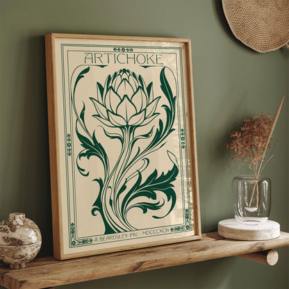 Vintage Artichoke Kitchen Poster