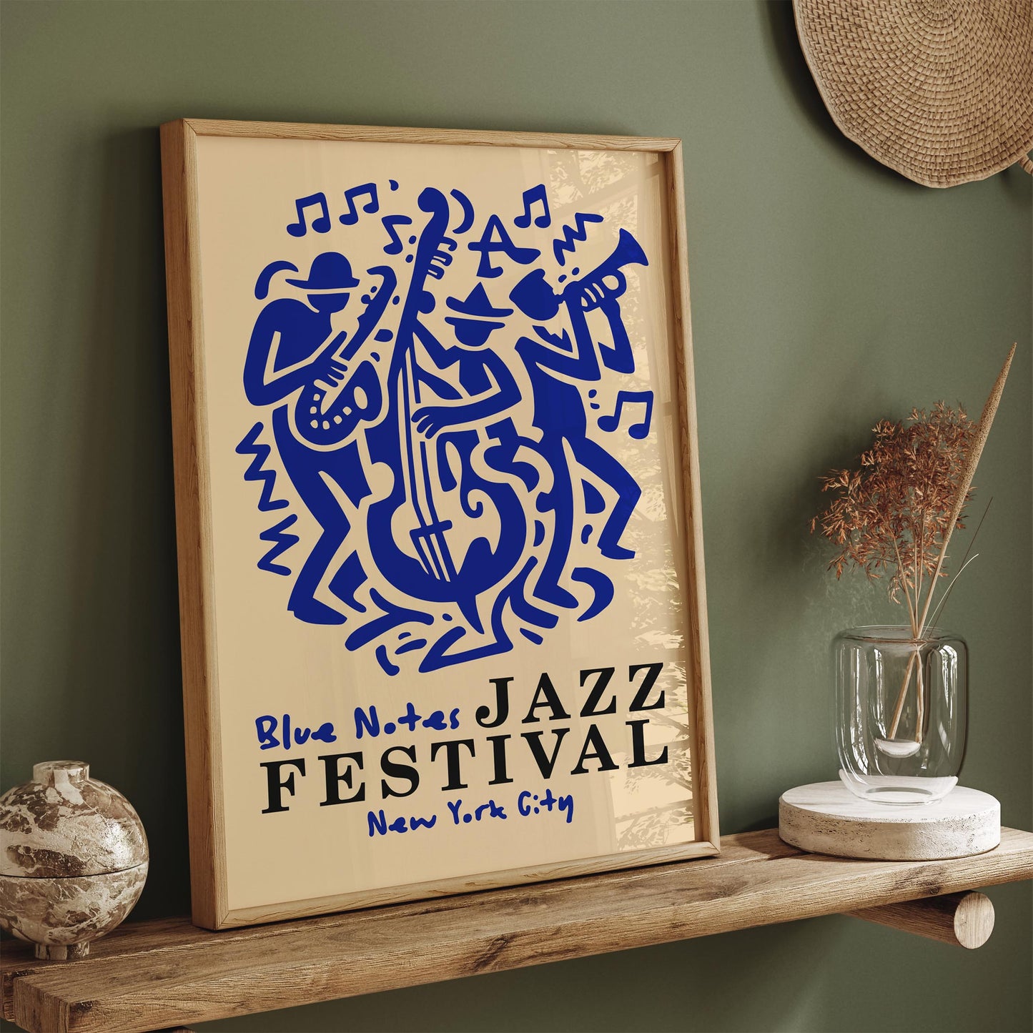 Blue Notes Jazz Music Festival Poster