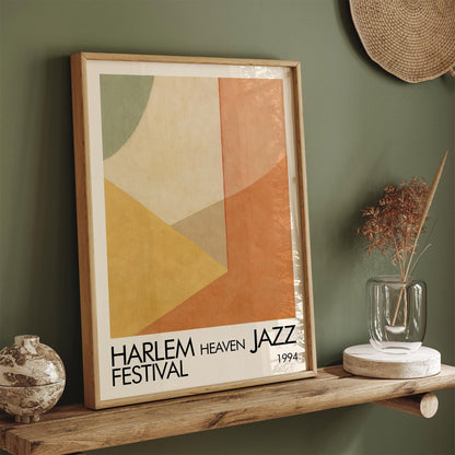 Harlem Jazz Festival Poster - Modern Music Print